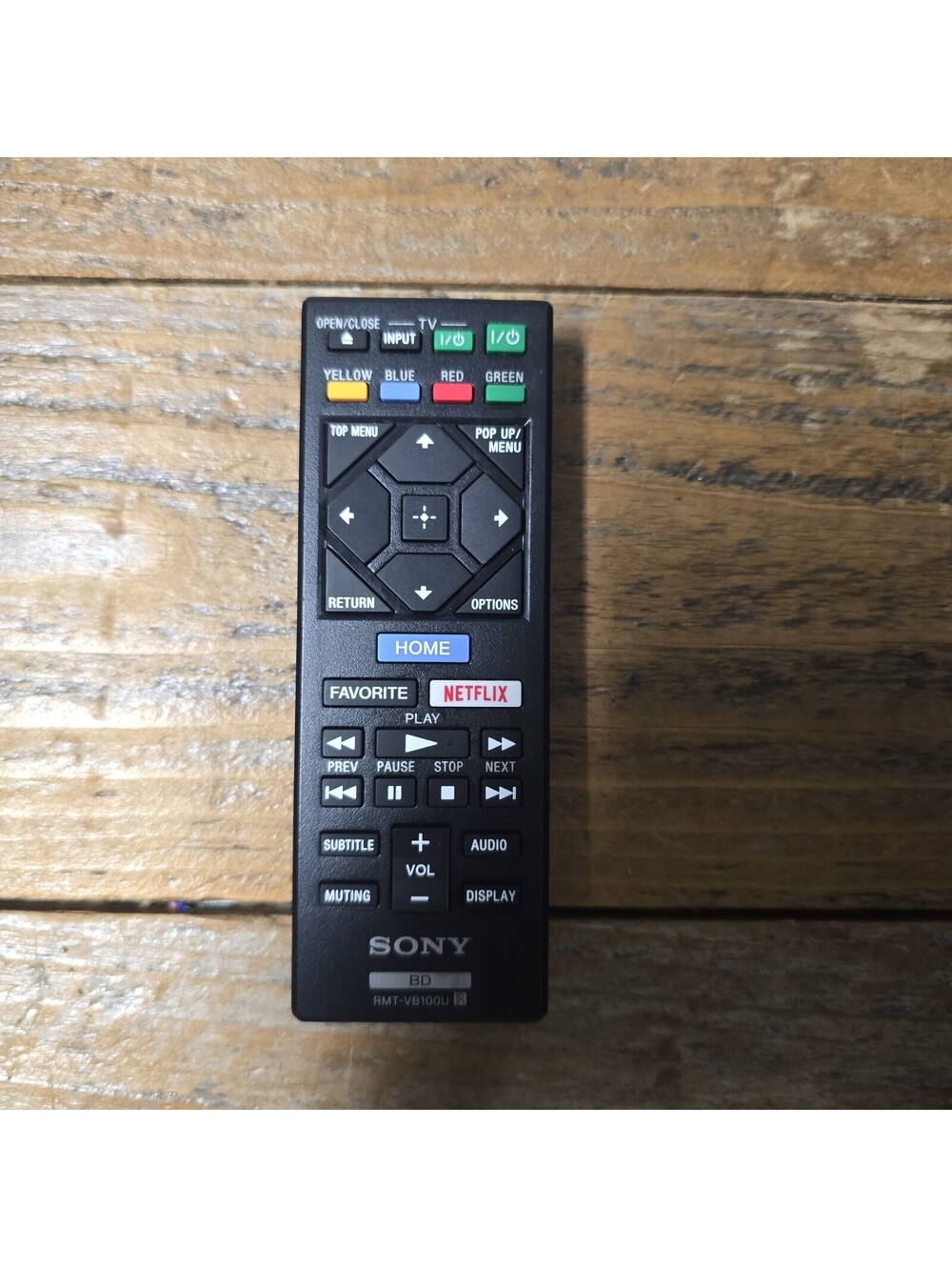 RMT-VB100U Remote for Sony Blu-ray DVD Player BDPBX150 BDPS4500 BDP-BX150